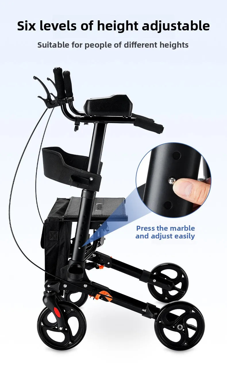 The Walking Buddy WalkPro X1 ā Advanced Rollator Walker with Arm SupportCarts With Arm Support Walker