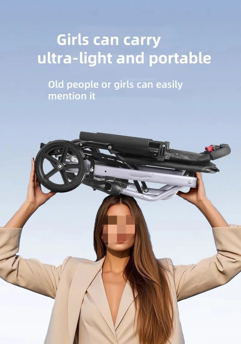 The Walking Buddy ErgoLite™ – Ultra-Light Foldable Mobility Chair