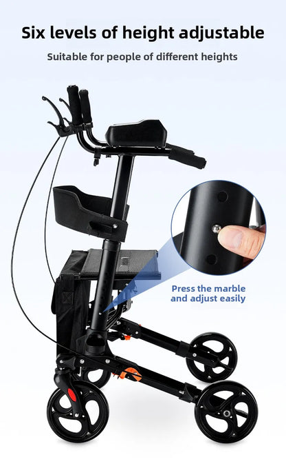 The Walking Buddy WalkPro X1 – Advanced Rollator Walker with Arm SupportCarts With Arm Support Walker