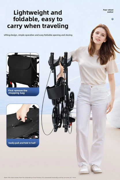 The Walking Buddy WalkPro X1 – Advanced Rollator Walker with Arm SupportCarts With Arm Support Walker