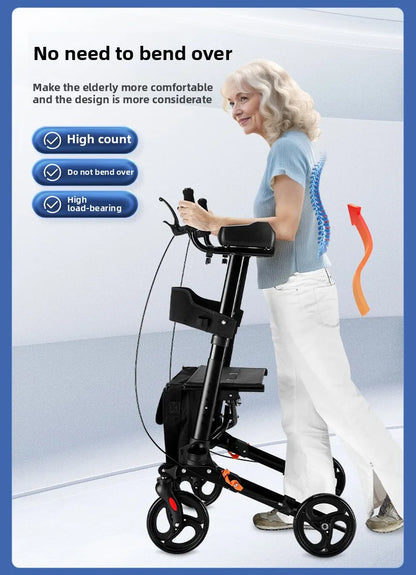 The Walking Buddy WalkPro X1 – Advanced Rollator Walker with Arm SupportCarts With Arm Support Walker